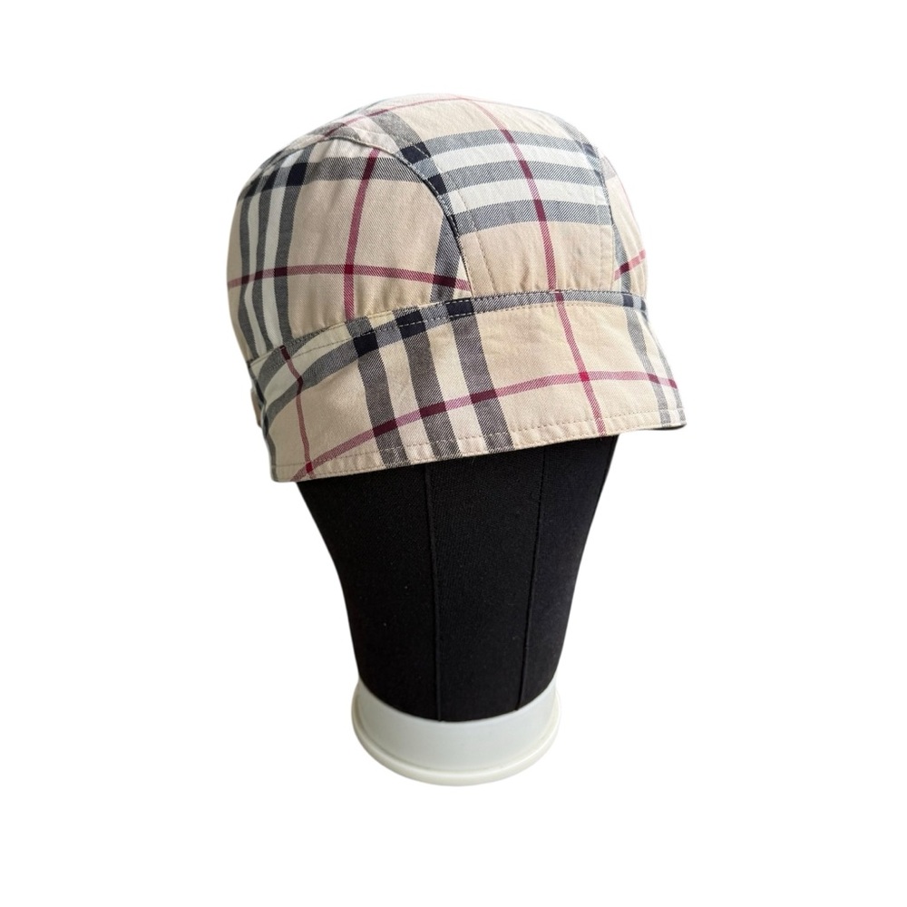Authentic Burberry nova check hat head cover tied back Medium unisex
